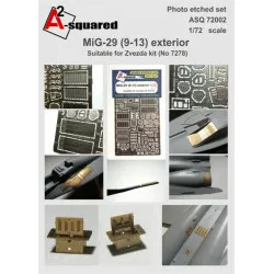 PHOTOETCHED MIG-29 (9-13) EXTERIOR 1/72 DAN-ASQ72002
