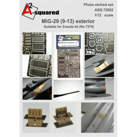 PHOTOETCHED MIG-29 (9-13) EXTERIOR 1/72 DAN-ASQ72002
