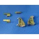 Detailing Set MiG-25 Wheel bays 1/72 Metallic Details MD7212