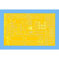 Detailing Set for MiG-25 Exterior 1/72 Metallic Details MD7213