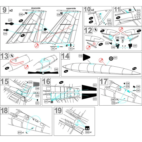 Detailing Set for MiG-25 Exterior 1/72 Metallic Details MD7213 Detailing Set for MiG-25 Exterior 1/72 Metallic Details MD7213