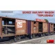 Miniart 35300 - 1/35 SOVIET RAILWAY WAGON TEPLUSHKA Model kit