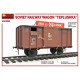 Miniart 35300 - 1/35 SOVIET RAILWAY WAGON TEPLUSHKA Model kit