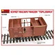 Miniart 35300 - 1/35 SOVIET RAILWAY WAGON TEPLUSHKA Model kit