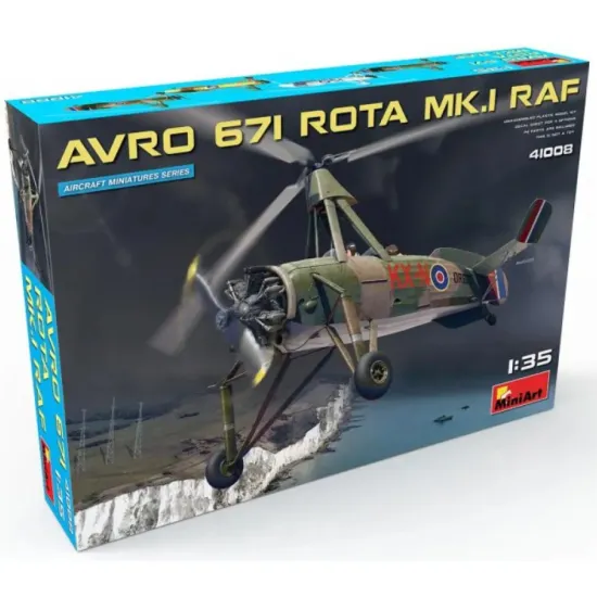 Us Stock Miniart 41008 Avro 671 Rota Mk.i Raf Plastic Models Kit 1/35 Scale