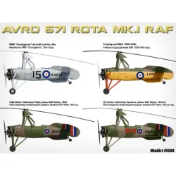 Us Stock Miniart 41008 Avro 671 Rota Mk.i Raf Plastic Models Kit 1/35 Scale