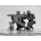 ICM 35711 - 1/35 WWI German MG08 MG Team (2 figures), scale plastic model kit