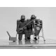 ICM 35711 - 1/35 WWI German MG08 MG Team (2 figures), scale plastic model kit