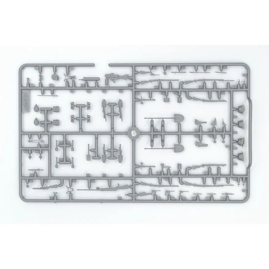 ICM 35711 - 1/35 WWI German MG08 MG Team (2 figures), scale plastic model kit