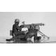 ICM 35645 - 1/35 German machine gun calculation with MG08, World War II
