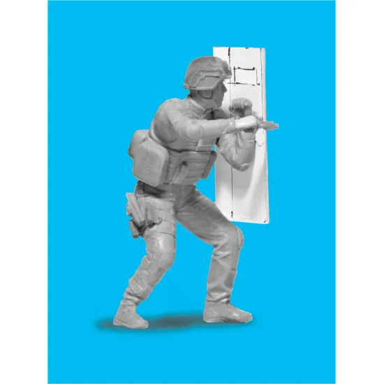 ICMDS 2401 - 1/16 - Team. S.W.A.T. (set for diorama) plastic model kit scale