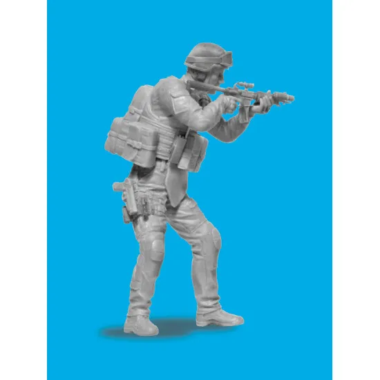 ICMDS 2401 - 1/16 - Team. S.W.A.T. (set for diorama) plastic model kit scale