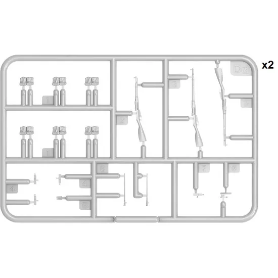 MINIART 35304 1/35 SCALE Soviet infantry weapons and equipment, World War II MINIART 35304 1/35 SCALE Soviet infantry weapons and equipment, World War II