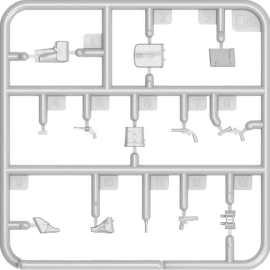 Us Stock Miniart 35304 1/35 Scale Soviet Infantry Weapons And Equipment, World War Ii