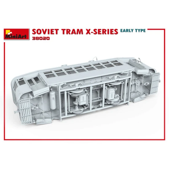 Miniart 38020 - 1/35 Soviet Tram Series-X (Early Type) Scale Model Kit
