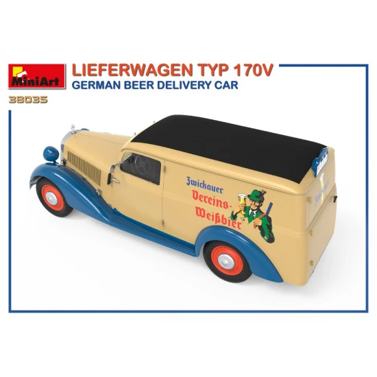 Miniart 38035 - 1/35 Mercedes-Benz delivery truck 170V (German beer delivery)
