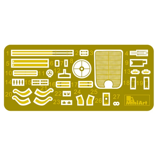 Miniart 38035 - 1/35 Mercedes-Benz delivery truck 170V (German beer delivery)