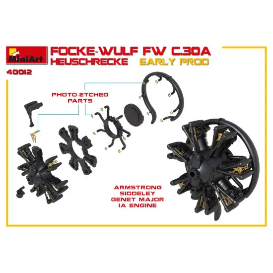 Miniart 41012 - 1/35 Reconnaissance gyroplane Focke Wulf FW C.30A Grasshopper