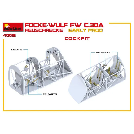 Miniart 41012 - 1/35 Reconnaissance gyroplane Focke Wulf FW C.30A Grasshopper