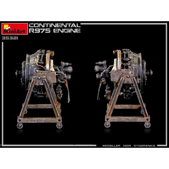 Miniart 35321 - CONTINENTAL R975 ENGINE WWII 1/35 scale