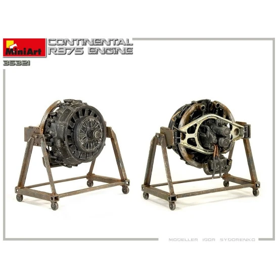 Miniart 35321 - CONTINENTAL R975 ENGINE WWII 1/35 scale