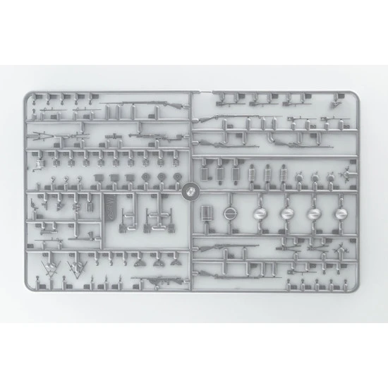 ICM 35709 - 1/35 French Zouaves (1914) (4 figures) (100 new models) plastic kit