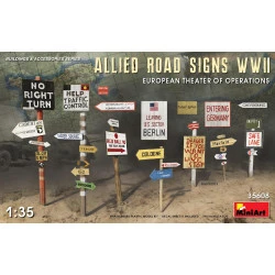 Miniart 35608 - Road Signs of the Allies of World War II. 1/35