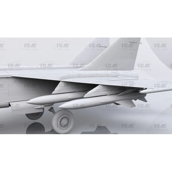 ICM 48905 - 1/48 MiG-25 BM Soviet Strike Aircraft Plane Model Kit Aircraft scale