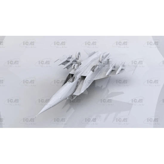 ICM 48905 - 1/48 MiG-25 BM Soviet Strike Aircraft Plane Model Kit Aircraft scale