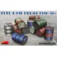 Miniart 35613 - FUEL & OIL DRUMS 1930-50s. World War II. 1/35