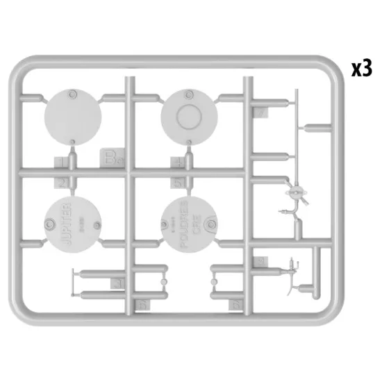 Miniart 35613 - FUEL & OIL DRUMS 1930-50s. World War II. 1/35