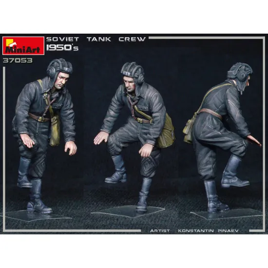 Miniart 37053 - 1/35 SOVIET TANK CREW 1950s Scale Models Kit