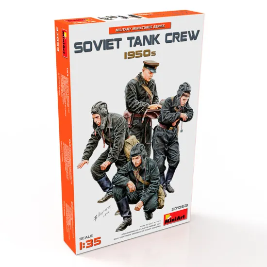 Miniart 37053 - 1/35 SOVIET TANK CREW 1950s Scale Models Kit