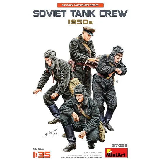 Miniart 37053 - 1/35 SOVIET TANK CREW 1950s Scale Models Kit