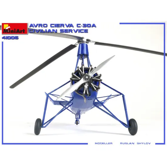 Miniart 41006 - 1/35 AVRO CIERVA C.30A CIVILIAN SERVICE Scale Plastic Models Kit