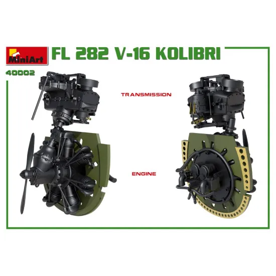 Miniart 41002 - 1/35 Helicopter Fl 282 V-16 KOLIBRI Scale Plastic Model Kit