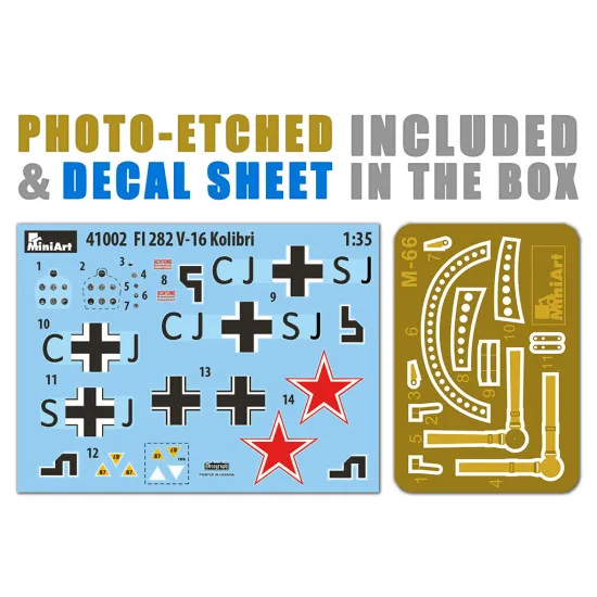 Miniart 41002 - 1/35 Helicopter Fl 282 V-16 KOLIBRI Scale Plastic Model Kit