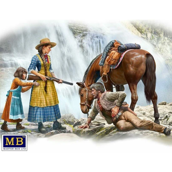 Master Box 35203 - 1/35 Marshal Tom Tucker, Molly and Rebecca Hanson.