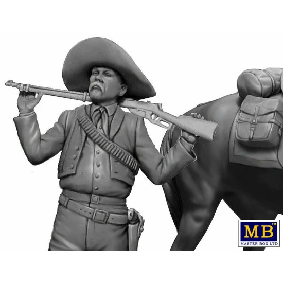 Master Box 35205 - 1/35 Pedro Melgoza - Bounty Hunter. Gunslinger series.