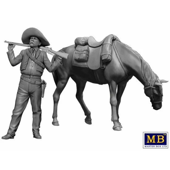 Master Box 35205 - 1/35 Pedro Melgoza - Bounty Hunter. Gunslinger series.