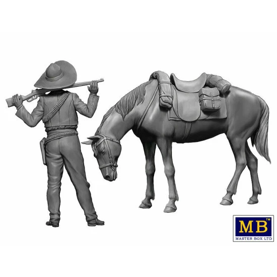 Master Box 35205 - 1/35 Pedro Melgoza - Bounty Hunter. Gunslinger series.