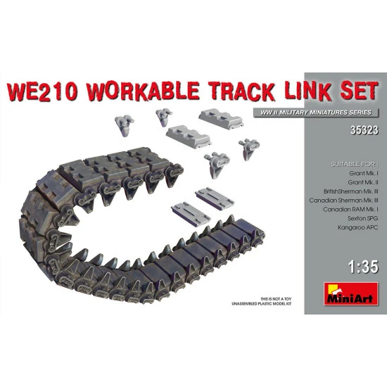 Miniart 35323 - 1/35 WE210 Work Track Set Models Kit