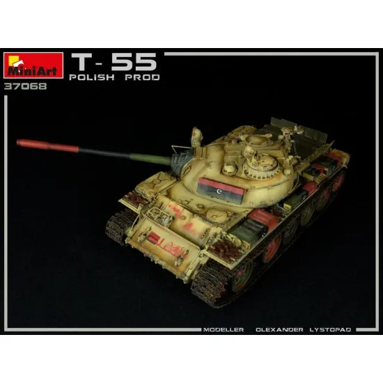 Miniart 37068 - 1/35 Soviet Medium Tank T-55A Early Mod. 1965 Plastic Model Kit