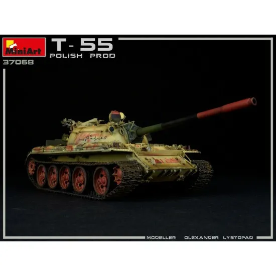 Miniart 37068 - 1/35 Soviet Medium Tank T-55A Early Mod. 1965 Plastic Model Kit