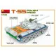 Miniart 37068 - 1/35 Soviet Medium Tank T-55A Early Mod. 1965 Plastic Model Kit