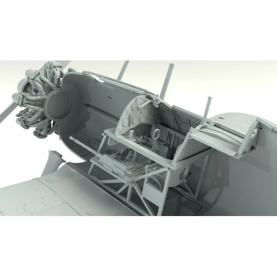 ICM 32040 -1/35 Gloster Gladiator Mk.I, WWII British Fighter Plastic Model Store