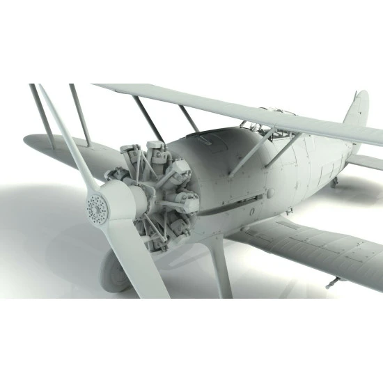 ICM 32040 -1/35 Gloster Gladiator Mk.I, WWII British Fighter Plastic Model Store