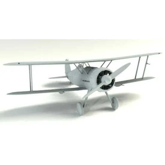 Us Stock Icm 32040 -1/35 Gloster Gladiator Mk.i, Wwii British Fighter Plastic Model Store
