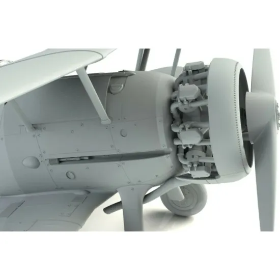 Us Stock Icm 32040 -1/35 Gloster Gladiator Mk.i, Wwii British Fighter Plastic Model Store