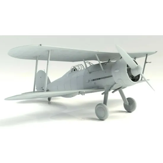 Us Stock Icm 32040 -1/35 Gloster Gladiator Mk.i, Wwii British Fighter Plastic Model Store